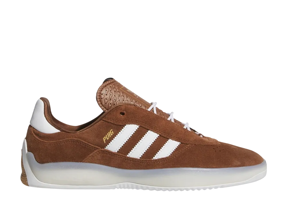 アディダスオリジナルス プイグ "プリラブドブラウン/クラウドホワイト/ゴールドメタリック"