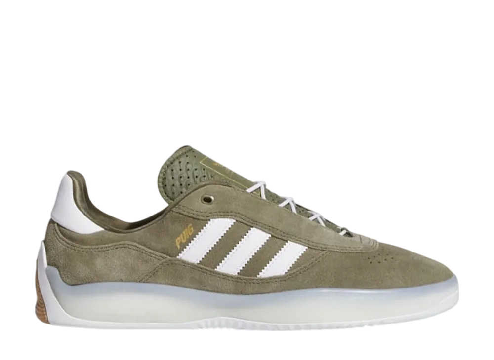 アディダス プイグ "オリーブストラータ/クラウドホワイト/ゴールドメタリック"