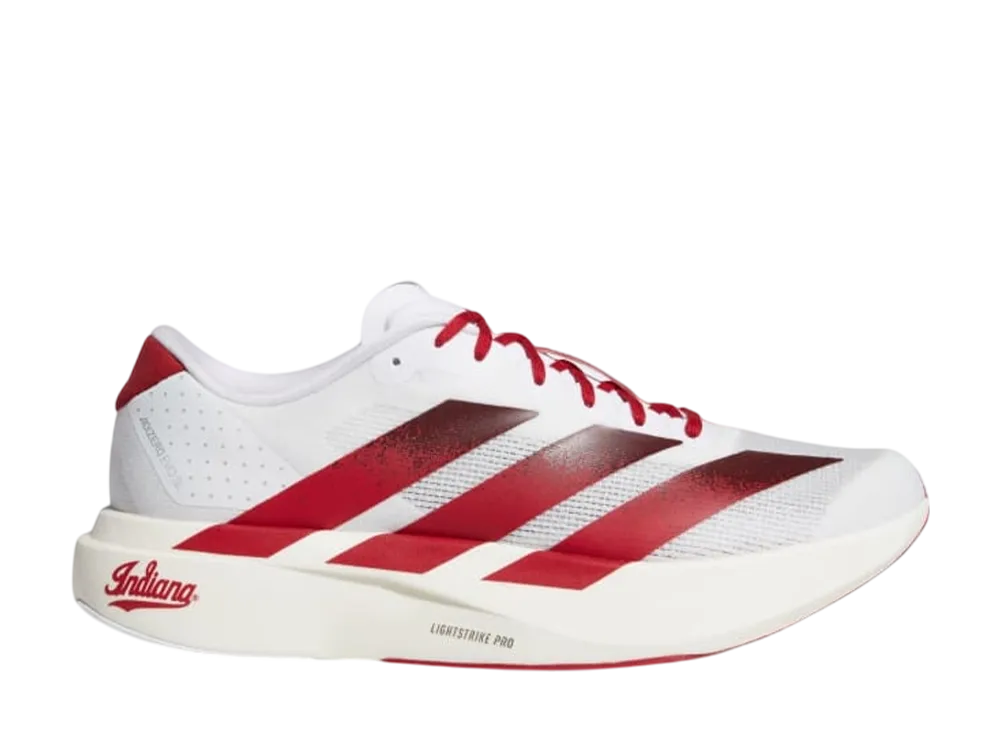 インディアナ フージャース × アディダス アディゼロ エヴォ SL "クラウドホワイト/チームビクトリーレッド/カレッジバーガンディ"
