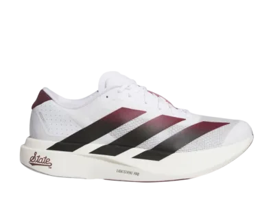 Mississippi State Bulldogs × adidas Adizero EVO SL "Cloud White/Core Black/Team Maroon"