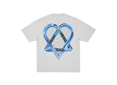 PALACE x HIM Tri Gram T Shirt "Grey"