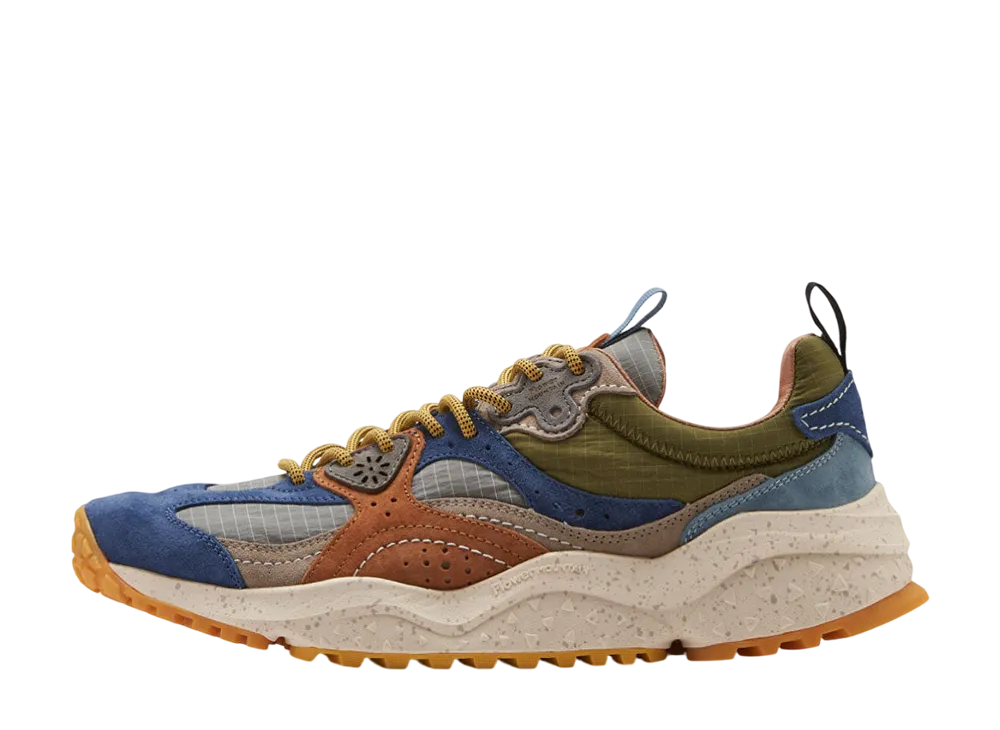 フラワーマウンテン ウェーブス "ライトブルー/ベージュ"