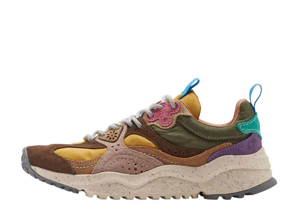 フラワーマウンテン ウェーブス "オークル/オリーブ"