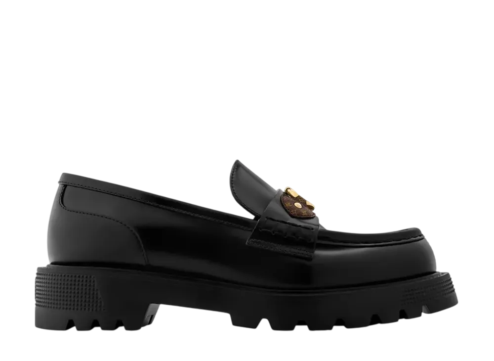 ルイヴィトン ウィメンズ ディストリクト ローファー "ブラック"