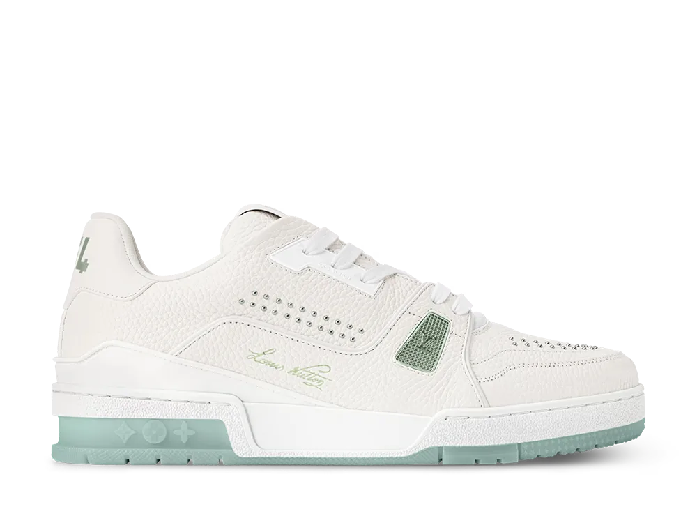 ルイヴィトン ウィメンズ LV トレイナー スニーカー "グリーン"