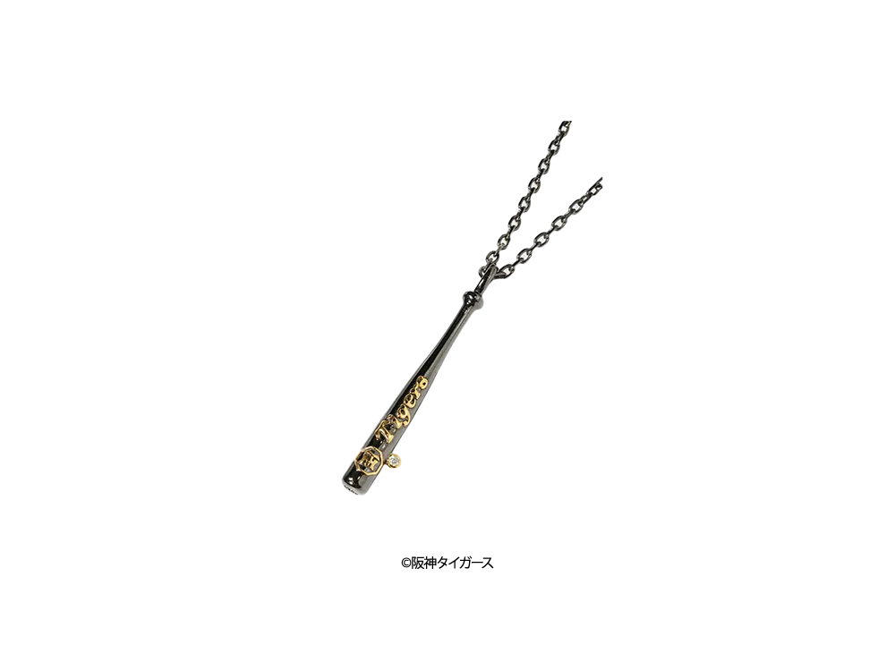 阪神タイガース90周年記念 \ CORE JEWELS Hanshin Tigers 90th Anniversary Collaboration Bat Necklace Okada Ver. "CJ BLACK x GOLD"
