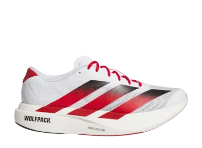 North Carolina Wolfpack × adidas Adizero EVO SL "Cloud White/Team Power Red/Core Black"