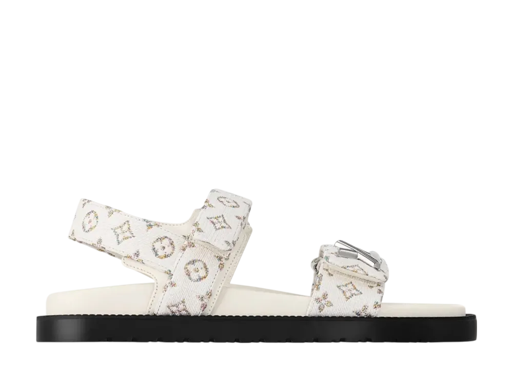ルイヴィトン ウィメンズ LV サンセット サンダル "マルチカラー"