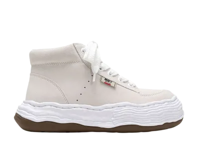 Maison MIHARA YASUHIRO OLIVER OG Sole Suede High-top Sneaker "White"