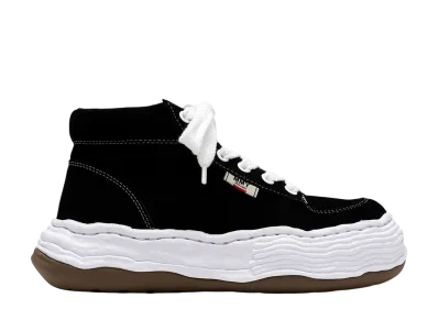 Maison MIHARA YASUHIRO OLIVER OG Sole Suede High-top Sneaker "Black"