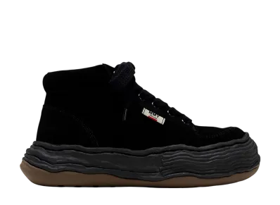 Maison MIHARA YASUHIRO OLIVER OG Sole Suede High-top Sneaker "Black/Black"