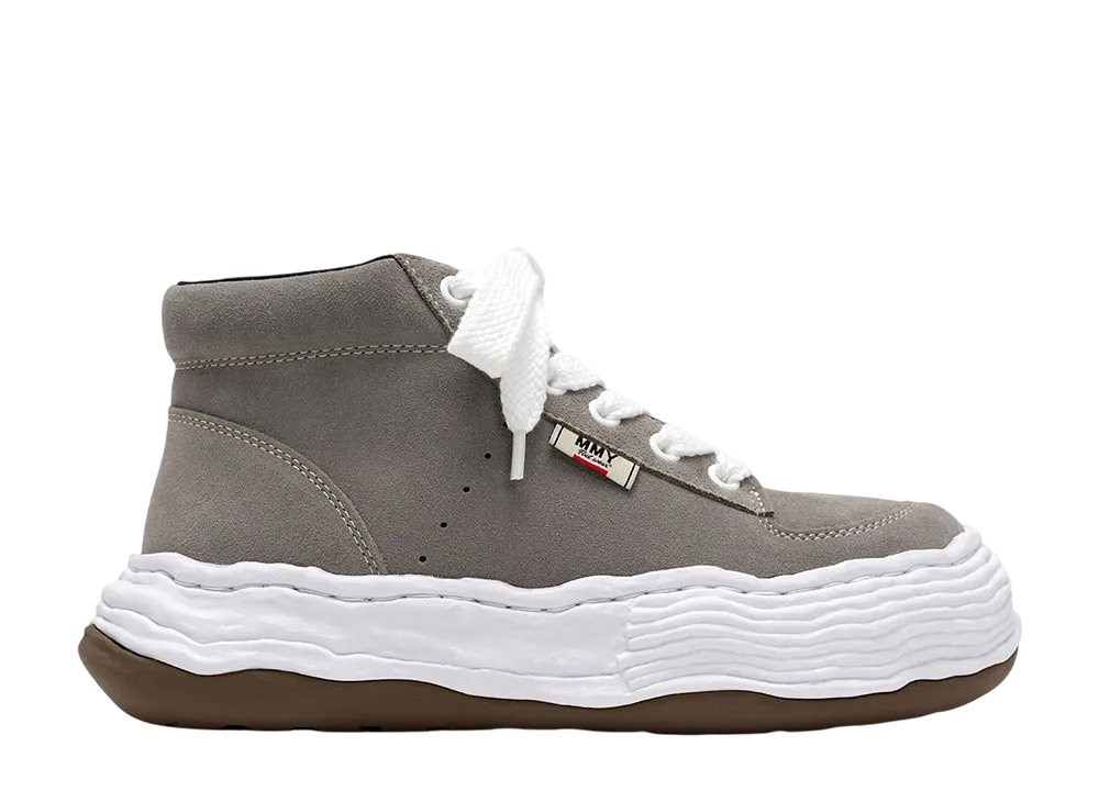 メゾンミハラヤスヒロ オリバー オリジナルソールスエードハイカットスニーカー "グレー" (A15FW701)