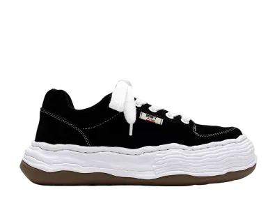 Maison MIHARA YASUHIRO OLIVER OG Sole Suede Low-top Sneaker "Black"