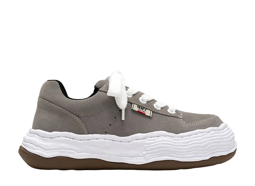 メゾンミハラヤスヒロ オリバー オリジナルソールスエードローカットスニーカー "グレー" (A15FW702)