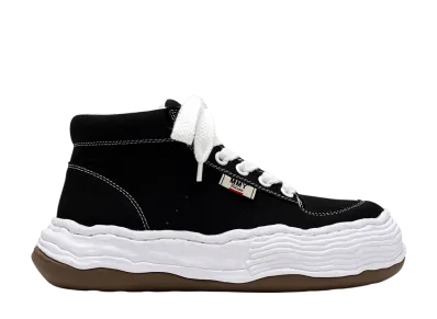 Maison MIHARA YASUHIRO OLIVER OG Sole Canvas High-top Sneaker "Black"