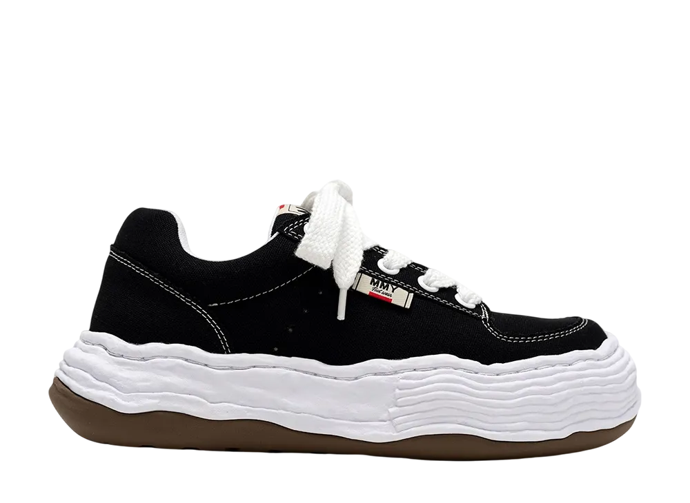 メゾンミハラヤスヒロ オリバー オリジナルソールキャンバスローカットスニーカー "ブラック" (A15FW704)
