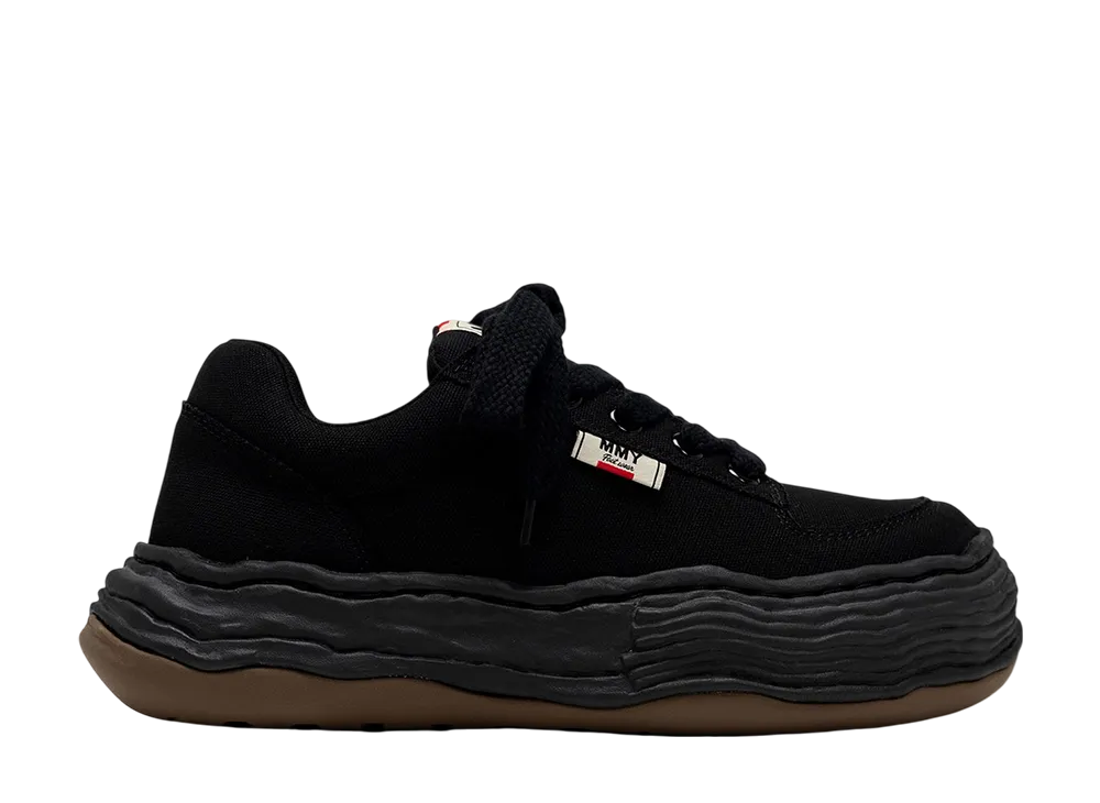 メゾンミハラヤスヒロ オリバー オリジナルソールキャンバスローカットスニーカー "ブラック/ブラック" (A15FW704)