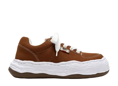 Maison MIHARA YASUHIRO OLIVER OG Sole Canvas Low-top Sneaker "Brown"