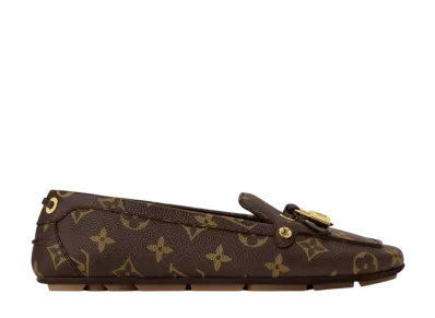 Louis Vuitton Women's Flore Car Shoe "Cacao"