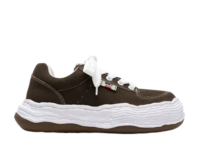 Maison MIHARA YASUHIRO OLIVER OG Sole Canvas Low-top Sneaker "Khaki"