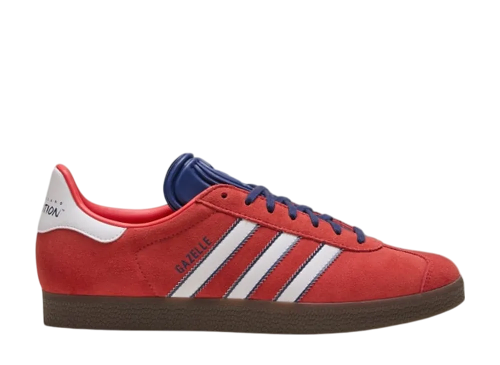 ニューイングランドレボリューション × アディダスオリジナルス ガゼル "ブライトレッド/クラウドホワイト/ナイトスカイ"