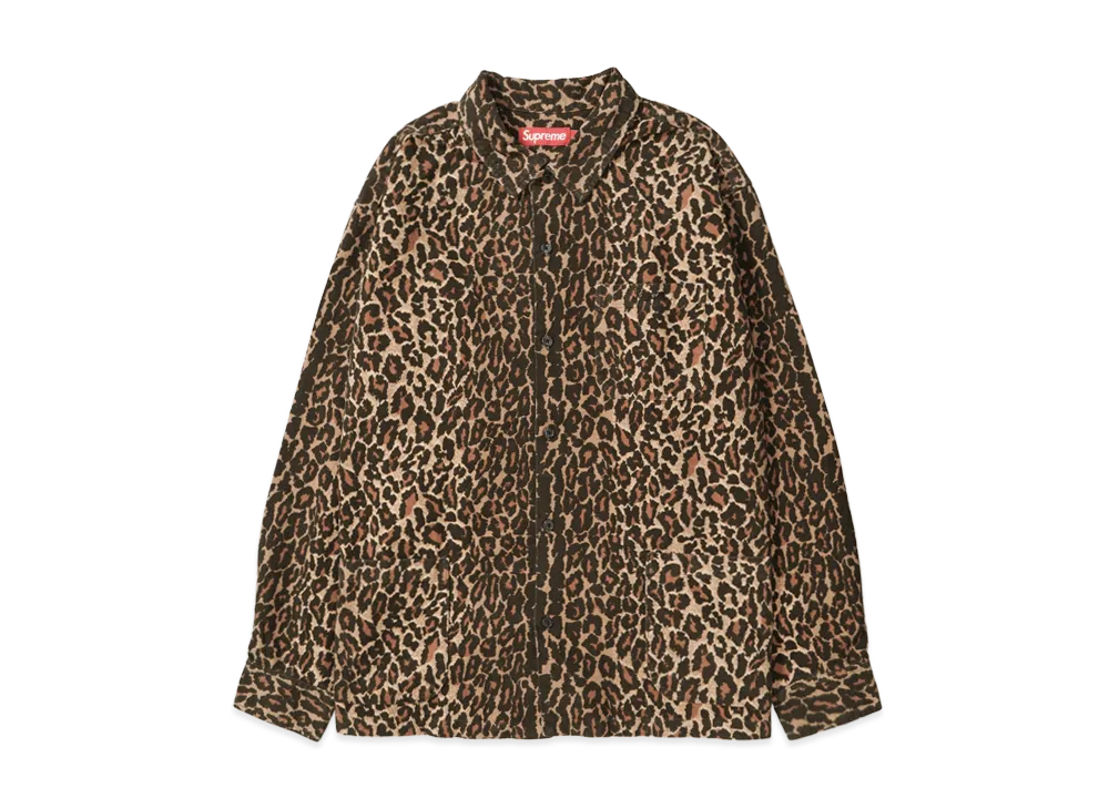 Supreme Flannel Pajama Shirt "Leopard"