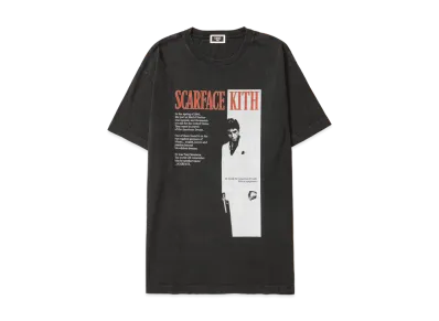 Kith x Scarface Film Poster Vintage Tee "Black" KHM034171-001