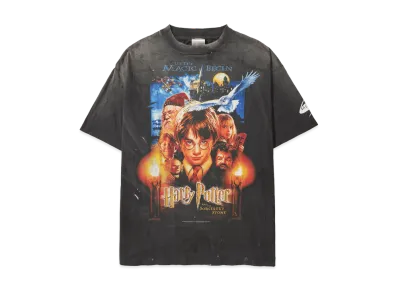 SAINT Mxxxxxx x Harry Potter HP SS Tee Sorcerer's Stone "Black"