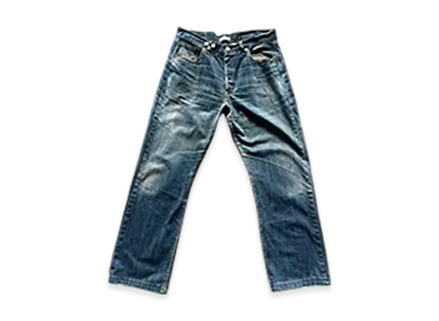 BASICKS x Vintage Levi's Heart Pocket Damage Denim "Used"