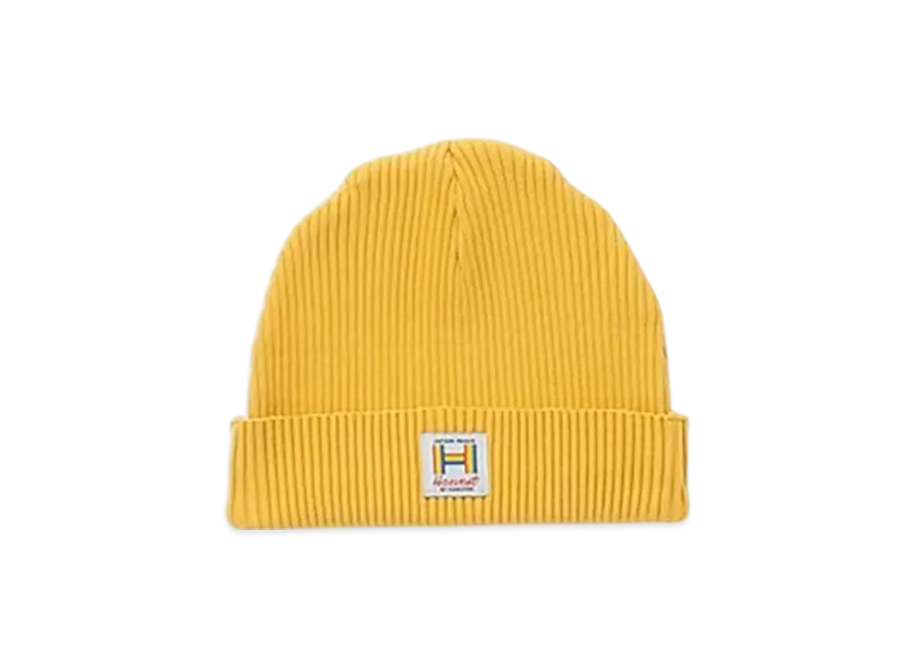Perfect Ribs Rib Beanie Cap (Low) "Yellow"