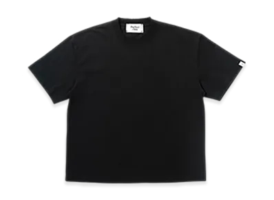 Perfect Ribs Basic Short Sleeve T Shirts "Black"