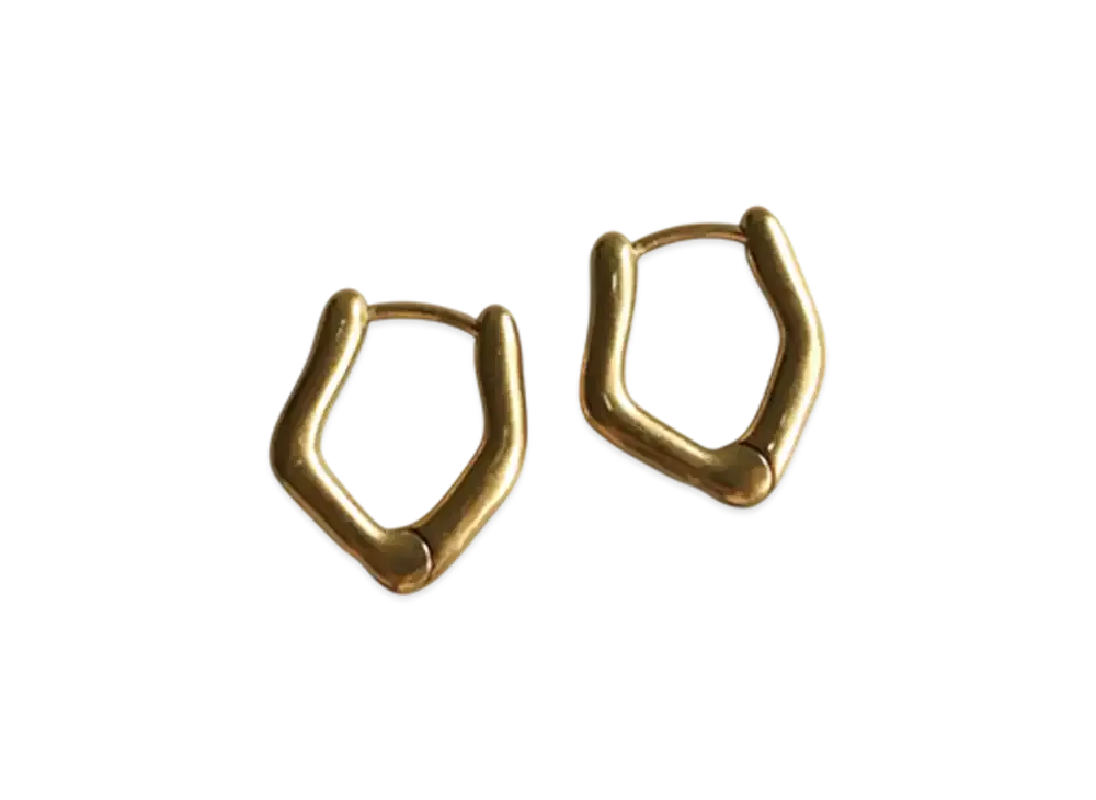 TEN. Dagger Earrings "Gold"