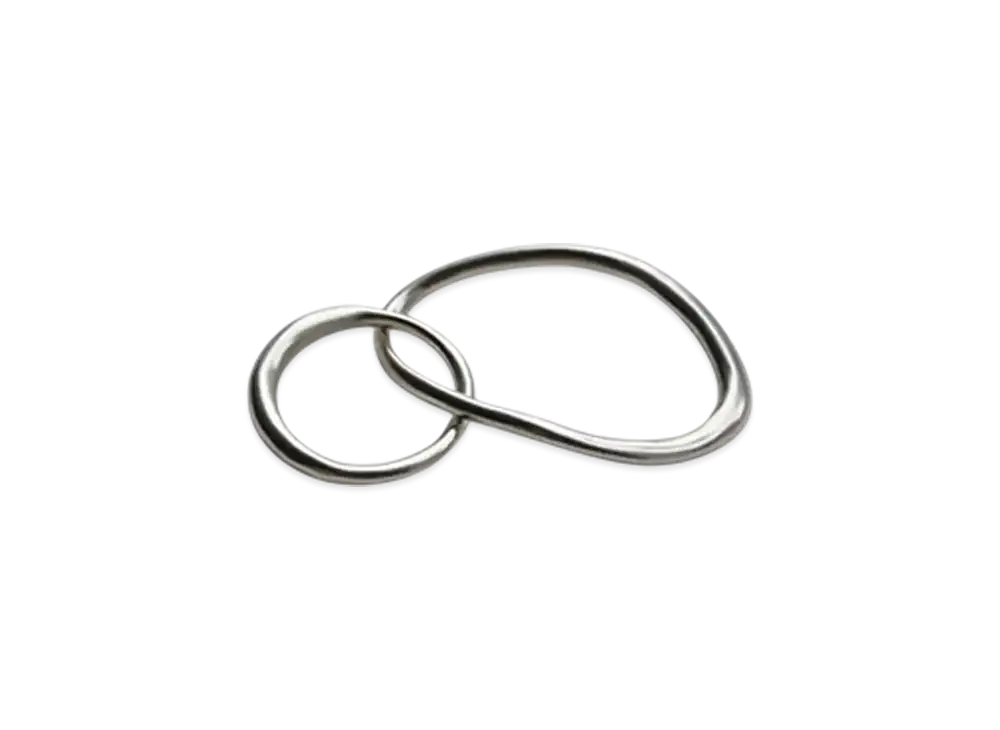 TEN. Duo Ring "Silver"