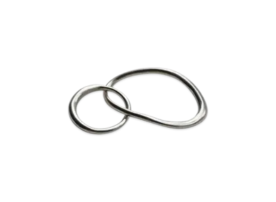 TEN. Duo Ring "Silver"