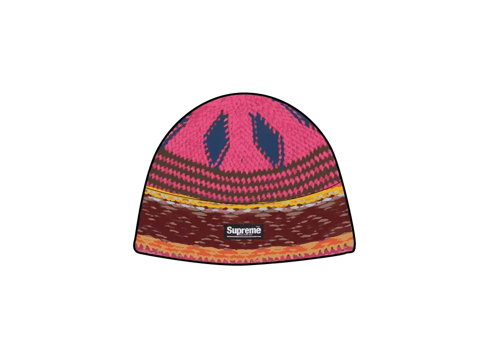 帽子 25AW Supreme Diamond Beanie Pink 25AW Supreme Diamond Beanie Pink Supreme Big Logo Beanie