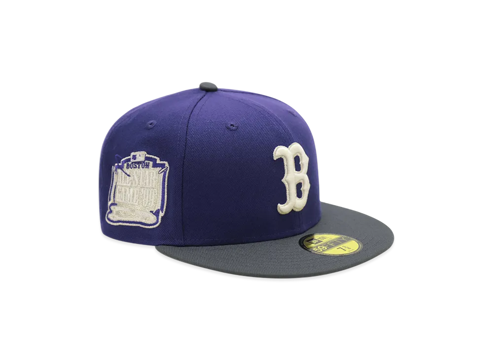 NEW ERA x THE CAP 'Night Hunt' 59Fifty Boston Red Sox "Purple"