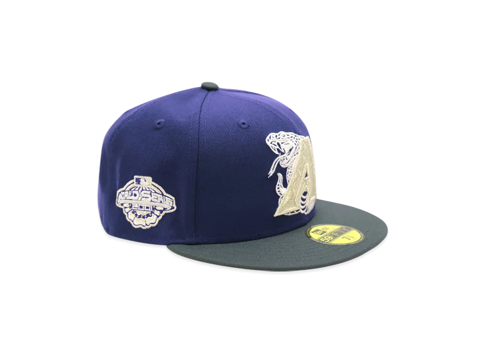 NEW ERA x THE CAP 'Night Hunt' 59Fifty Arizona Diamondbacks "Purple"
