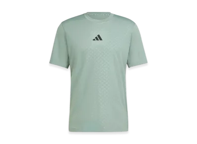 adidas Power Three Stripes Short-Sleeve T-Shirt "Silver Green"