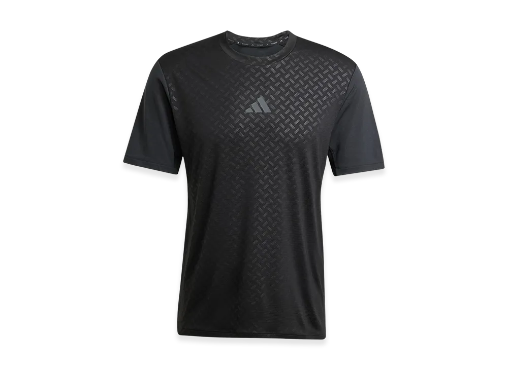 adidas Power Three Stripes Short-Sleeve T-Shirt "Black"