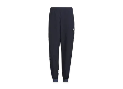 adidas Wording Loose Fit French Terry Woven Cuff Pants "Legend Ink"
