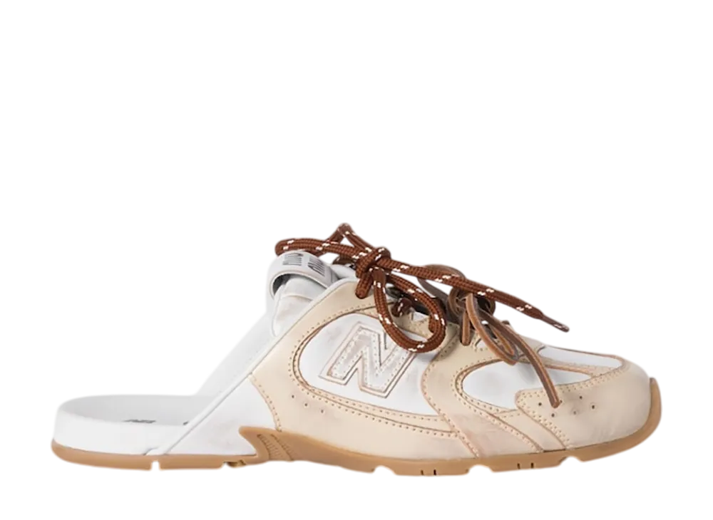 ミュウミュウ × ニューバランス ウィメンズ 530 ミュール "トラバーチングレー/ホワイト"