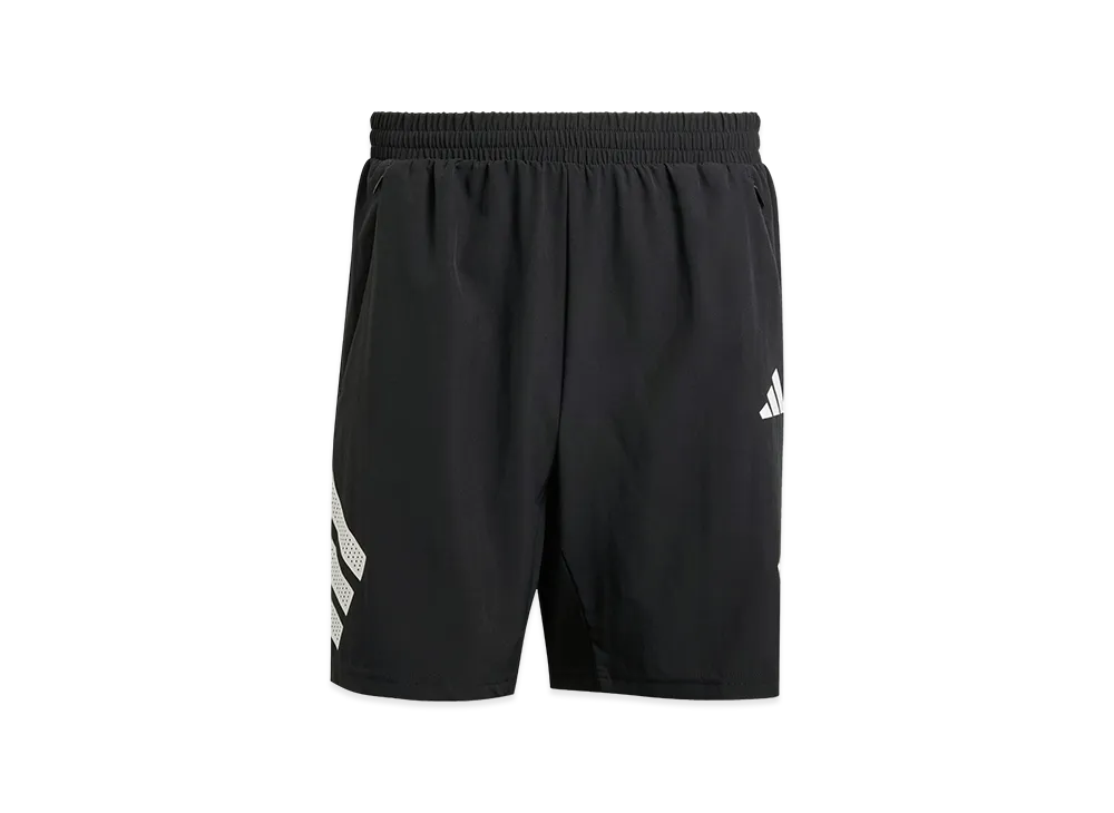 adidas Icon Three Stripes Shorts "Black/White"