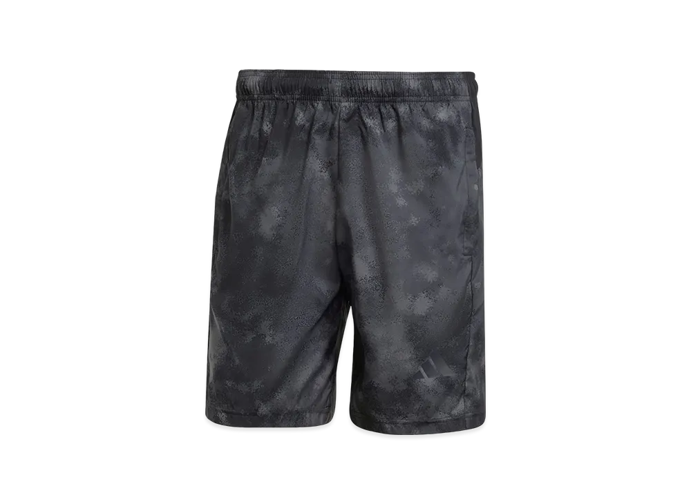 adidas Train Essentials Seasonal All-Over Print Shorts "Black"