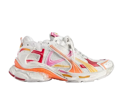 バレンシアガ ランナー "ホワイト/オレンジ/ピンク/レッド"