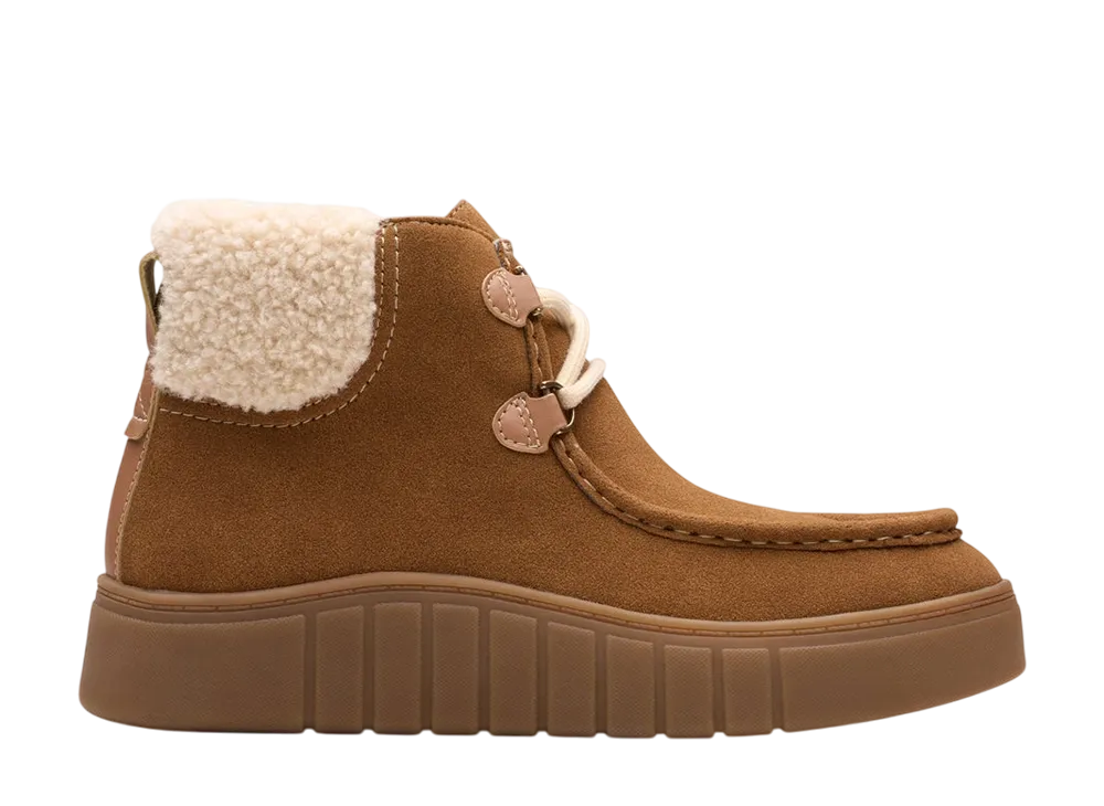 Clarks Mykah Izzy "Dark Tan Suede"