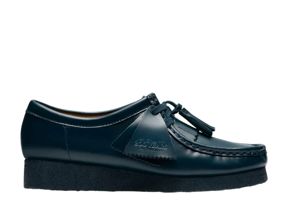 Clarks Women's Wallabee. "Dark Teal Leather"