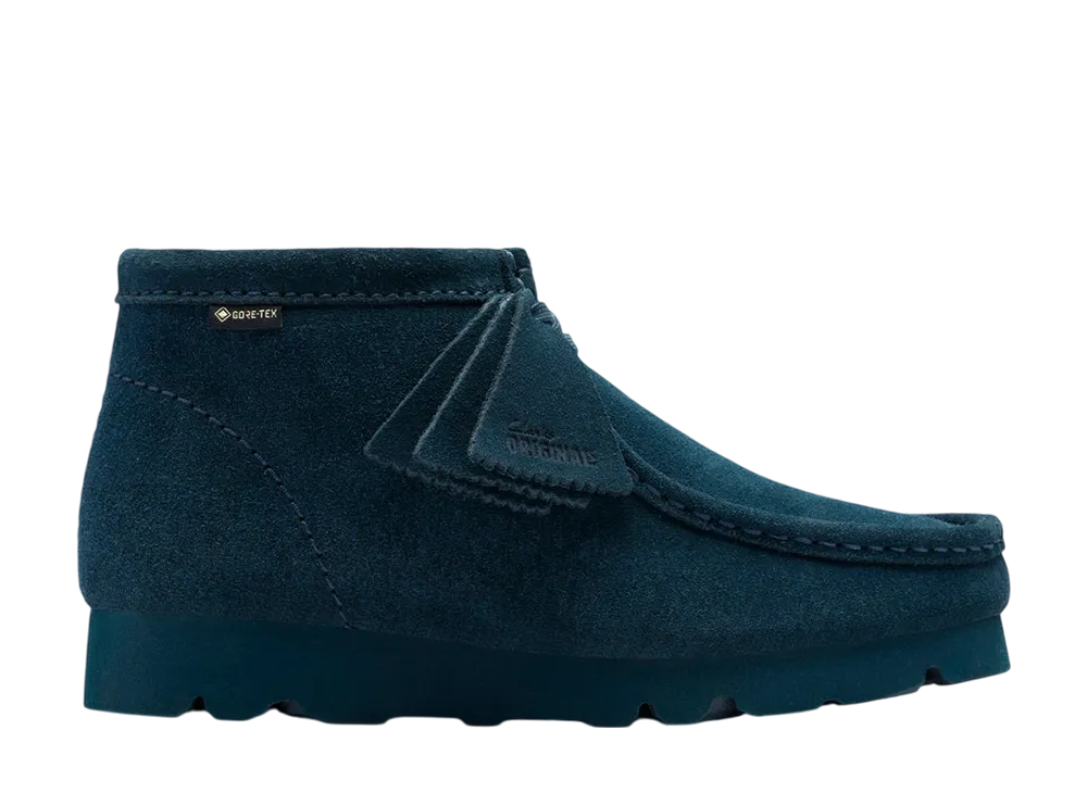 クラークス ワラビーブーツ ゴアテックス "ダークティールスエード"