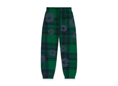 DENIM TEARS Plaid Cotton Wreath Sweatpants "Green"