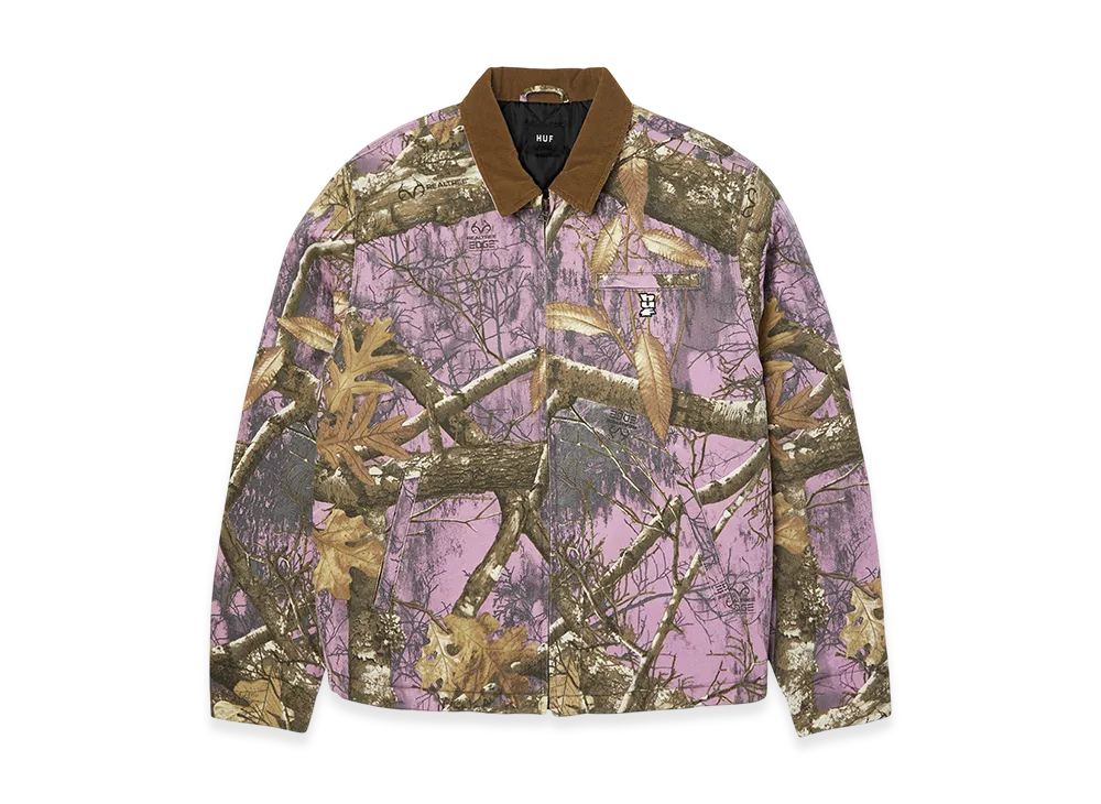 HUF x Realtree Megablast Work Jacket "Lilac"
