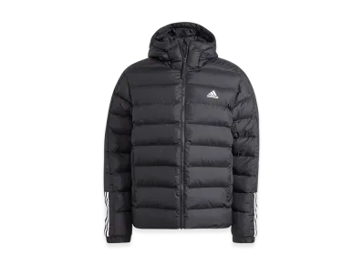 adidas Itavic Three Stripes Midweight Hooded Jacket "Black"
